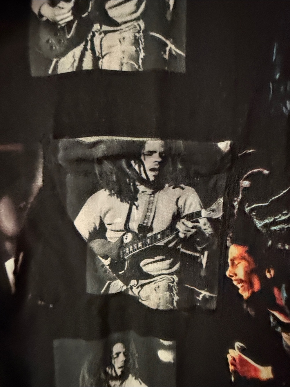 Divided Black Bob Marley Graphic Short-Sleeve Button-Up Shirt - Picture 6 of 6